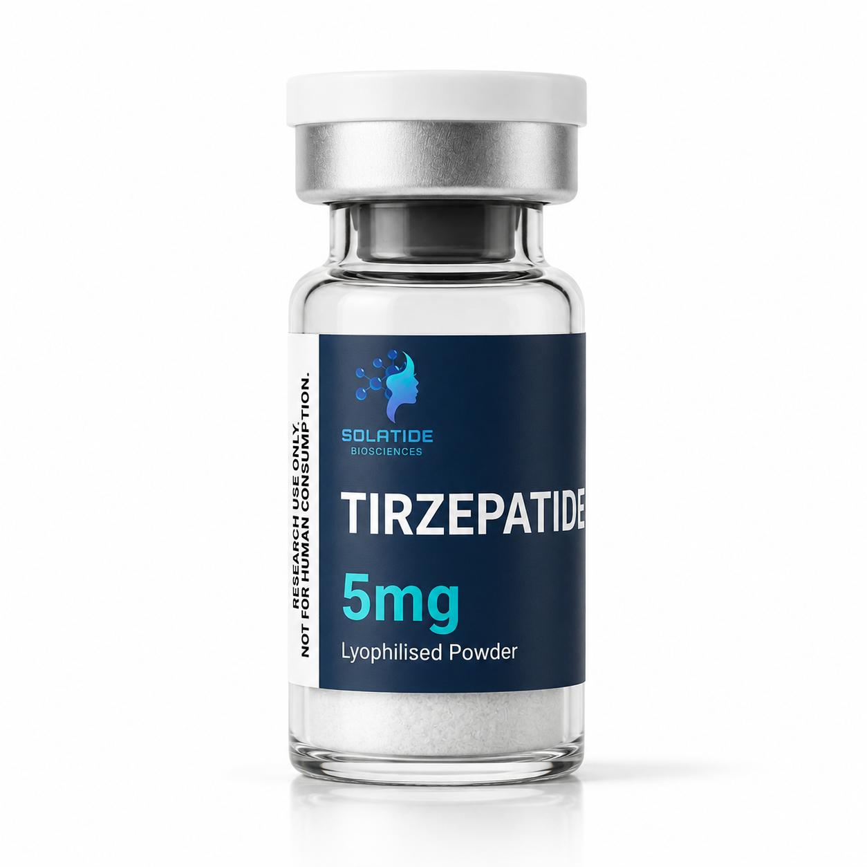 Tirzepatide 5mg dual GLP-1/GIP receptor agonist lyophilised peptide for laboratory research