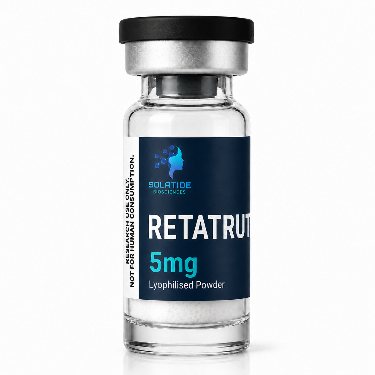 Retatrutide 5mg research vial – ≥99% purity – Solatide Biosciences