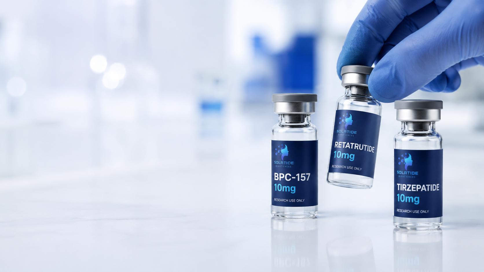 High-purity analytical reference standards and research peptides — Solatide Biosciences, Australia